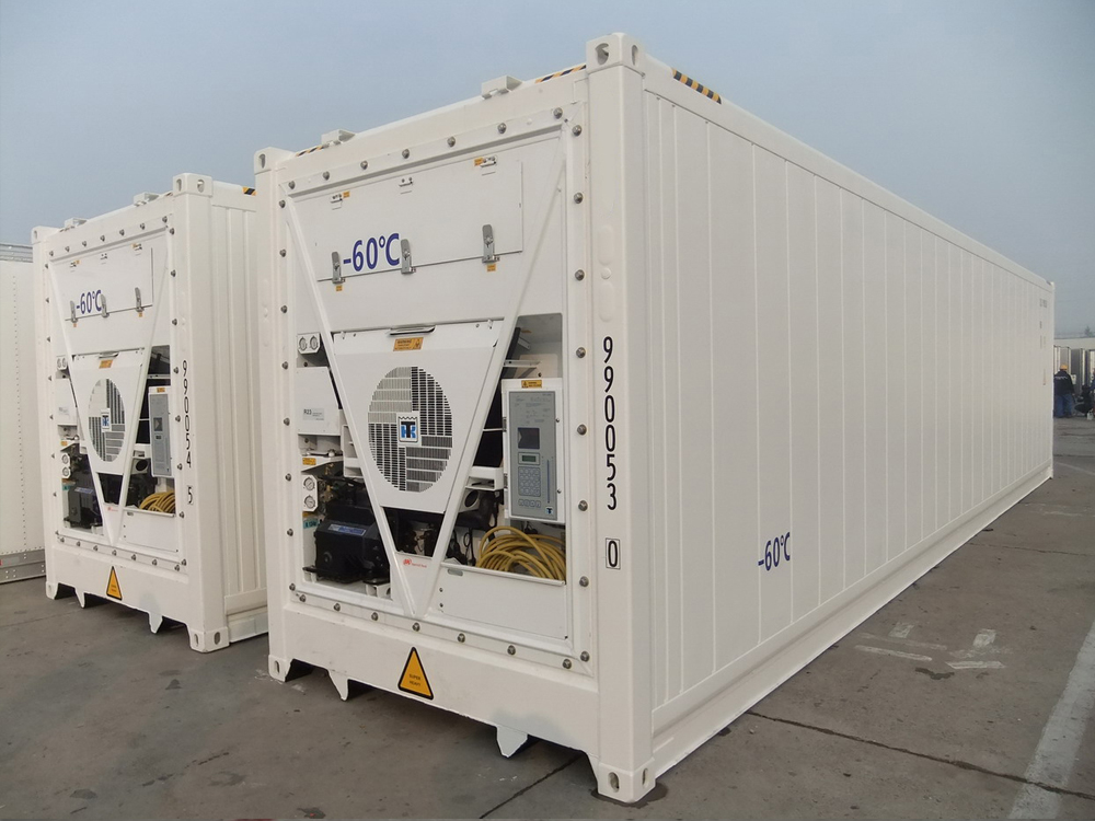 40’ HIGH CUBE CONTAINER SUPER FREEZER -60c