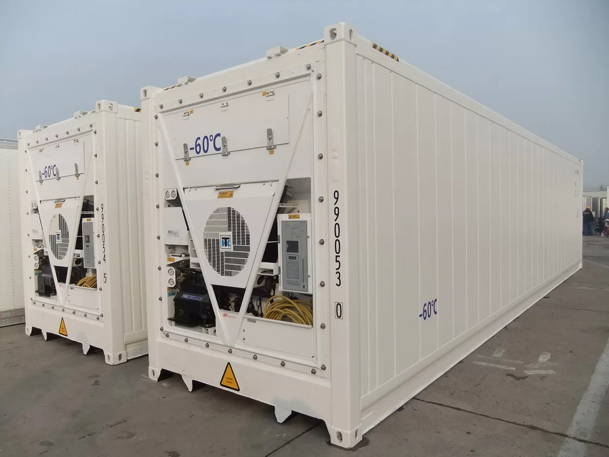 40’ HIGH CUBE CONTAINER SUPER FREEZER -60c, shipping containers for sale, conex containers, conex containers for sale, conex box, shipping container, shipping containers,